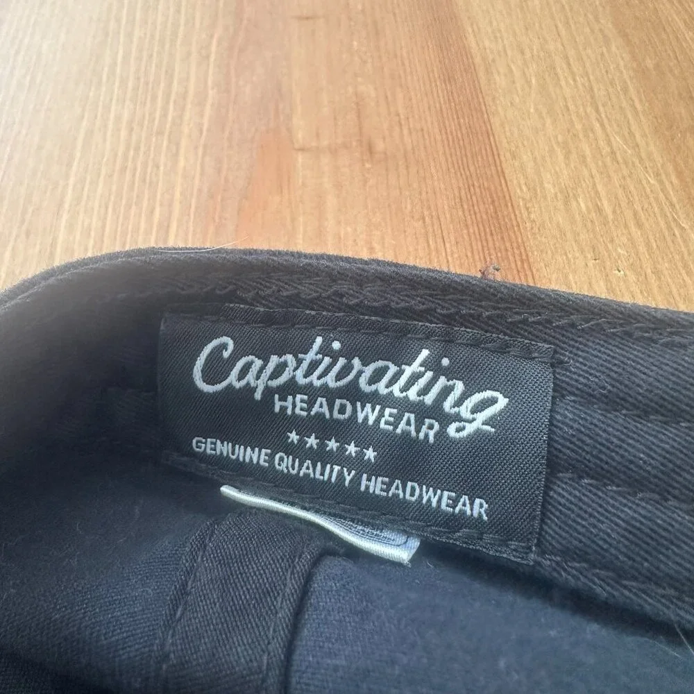 UCF Knights Hat Captivating Headwear Black Adjustable Strapback UCF Logo - Picture 2 of 4